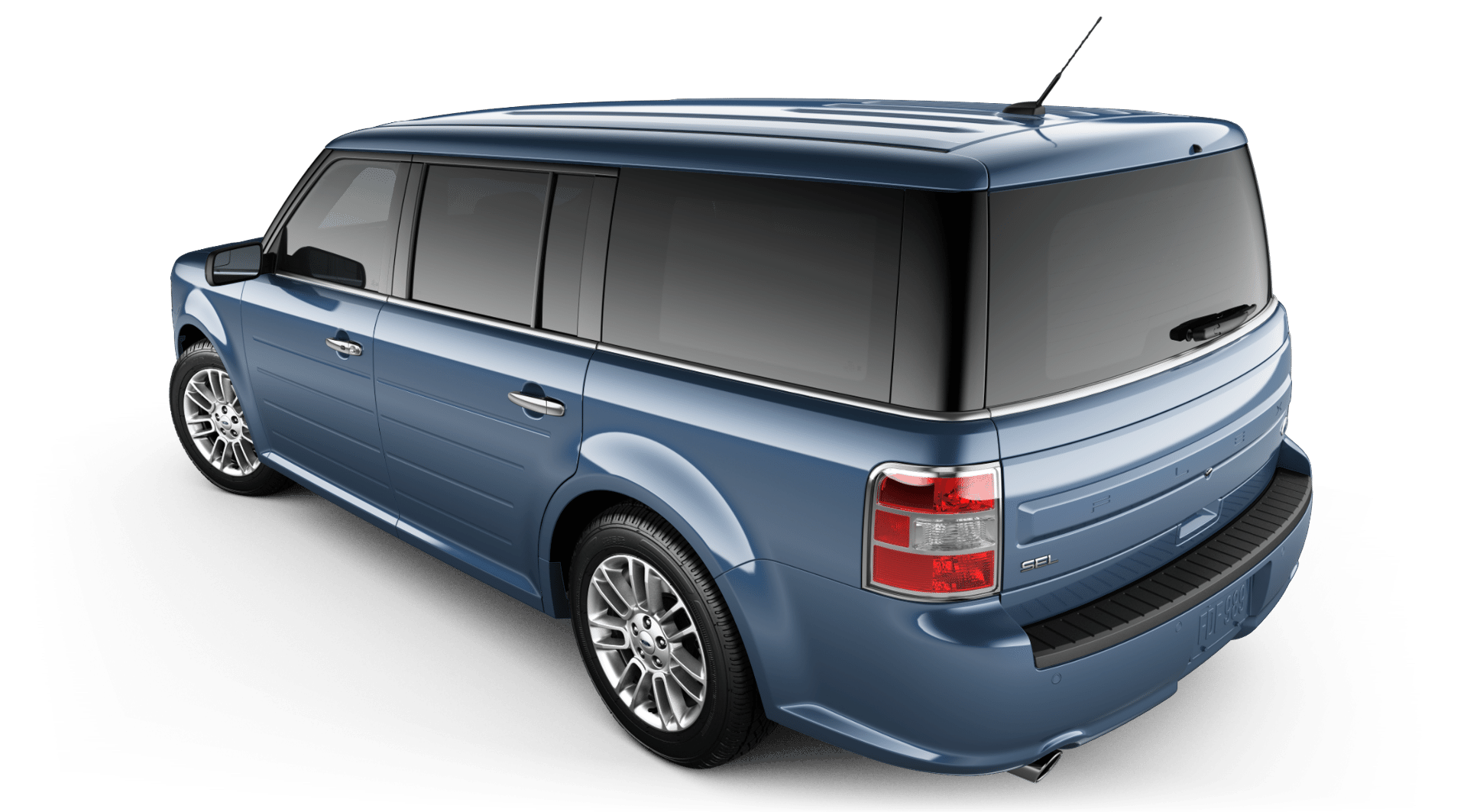 2019 Ford Flex SEL Blue Exterior Side and Rear Picture.png